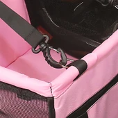 Kaymaz Katlanabilir Nefes Alabilir Su Geçirmez Araba Arka Koltuk Kılıfı Evcil Hayvan Kedi Köpek Çantası Gri 40x30x25 cm - 2