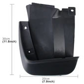 Honda 8. Seri Civic İçin 4 Parça Yarı Sert PVC Çamur Paçalık Seti - 2