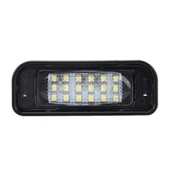 Mercedes Benz W220 Uyumlu 2 Parça Plaka Lambası 18 SMD 3528 LED Canbus Beyaz Işık 2W 120LM 6000K DC12V - 4