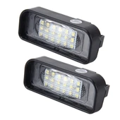 Mercedes Benz W220 Uyumlu 2 Parça Plaka Lambası 18 SMD 3528 LED Canbus Beyaz Işık 2W 120LM 6000K DC12V - 2