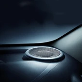 5 İnç Metal Mesh Siyah Yuvarlak Delikli Subwoofer Hoparlör Koruyucu Kapağı Sabit Tutuculu - 6
