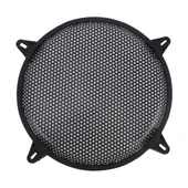 12 İnç Araba Metal Siyah Yuvarlak Delikli Subwoofer Hoparlör Koruyucu Kapağı Sabit Tutuculu - 2