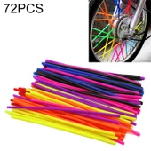 72 Parça 24cm Renkli Tekerlek Jant Teli Kaplama Seti Motor/Motokros/Bisiklet - 1