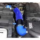 Evrensel 83-89mm 45 Derece Sabit Çaplı Silikon Boru Dirsek Hava Giriş Borusu Turbo Şarj Silikon Bağlantı Borusu - 7