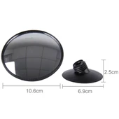 3R-098 Siyah Araç Kör Nokta Geniş Açı Arka Görüş Aynası 9.8 cm Çap - 4