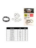 Captain 5140 Kaşık Halkası 10 Adet Black Nikel thumbnail 2