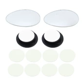 3R-055 Oval Kör Nokta Arka Görüş Geniş Açı Aynası 360 Derece Ayarlanabilir 6.7x4.5 cm 2'li Set - 5