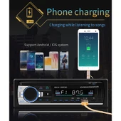 SWM-530 12V Evrensel Araç Çift USB Şarj Cihazı Radyo Alıcısı MP3 Çalar FM ve Bluetooth Destekli Uzaktan Kumandalı - 9