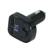 X8 3 in 1 Kablosuz Araç MP3 Çalar FM Verici Çift USB Portlu Dijital Ekranlı Kablosuz Araç Şarj Adaptörü - 3