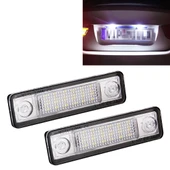 Opel Astra ve Corsa İçin 2 Adet 12V 2W 120LM 6000K 18 SMD LED Plaka Lambası - 1