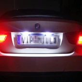 Opel Astra ve Corsa İçin 2 Adet 12V 2W 120LM 6000K 18 SMD LED Plaka Lambası - 9