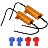 2 Adet Araba Canbus Hata İptal Edici Dekoder Yük Direnci LED 50W 6 Ohm Titremesiz - 1