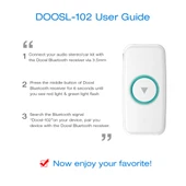 Doosl DSER102 Mini Araç Bluetooth Kablosuz Müzik Alıcısı 35mm Stereo Girişli Beyaz - 7