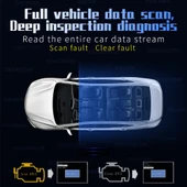 P10 HUD 2.2 inç Araç OBD2 Akıllı Dijital Gösterge TFT LCD Çok Renkli Hız Devir Su Sıcaklığı Yakıt Tüketimi Mesafe Zaman Voltaj Gösterimi Aşırı Hız ve Düşük Voltaj Alarmı - 6