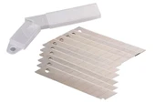 Maket Bıçağı - Falçata Ağzı - Yedeği Kalın 18mm - 10 Adet - 1
