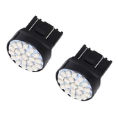 10 Adet T20 7443 Kırmızı LED Fren Lambası 1.2W 22-SMD 1206 - 2