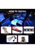 kepmorpho Bmw X5 Uyumlu Sese Duyarlı Ayak Altı Led Aydınlatma Kumandalı RGB thumbnail 3