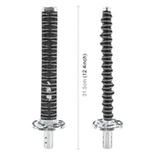 Evrensel Samurai Şekilli Vites Topuzu Manuel ve Otomatik 31.5 cm Gümüş - 3