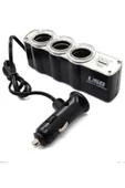 Moss Tiger Marketing 3 Port 1 Usb Oto Araç Çakmaklık Çoğaltıcı Soket Çoklayıcı 12v thumbnail 2