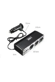 Z-TEK Tiger Marketing Araba Araç Oto Çakmak Çoklayıcı Çoğaltıcı Soketi Usb Çakmaklık - 2