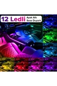 Extra Marketing Audi A2 Uyumlu 12 Ledli Ayak Altı Sese Duyarlı Led thumbnail 1