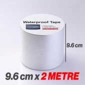 2 METRE Çatı İzolasyon Bandı Su Sızdırmazlık Geçirmezlik Yalıtım Çamur Tamir Çatlak Boru Bant 96 mm - 2