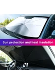 Choice Katlanabilir Araba Ön Camı Güneşlik Şemsiye Araba Örtüsü Güneşlik Isı Yalıtımı Ön Cam İç... thumbnail 5