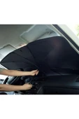 Emal Home Tüm Araçlara Uygun Oto Güneşlik Oto Ön Cam Güneşliği Şemsiye Oto Güneşlik Gölgelik Uyumlu thumbnail 5