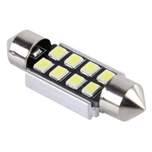 2 Adet 41mm Festoon 3W 300LM Beyaz Işık 8 LED 3528 SMD Canbus Hatasız Araba Okuma Lambası DC 12V - 2