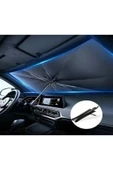 Emal Home Tüm Araçlara Uygun Oto Güneşlik Oto Ön Cam Güneşliği Şemsiye Oto Güneşlik Gölgelik Uyumlu thumbnail 1