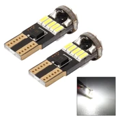 Araç Genişlik Lambası T10 4014 15SMD 12V 2W Beyaz Işık 2'li Set - 1