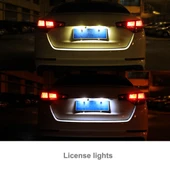 2 Adet 36mm Festoon 3W 300LM Beyaz Işık 8 LED 3528 SMD Canbus Hatasız Araba Okuma Lambası DC 12V - 7