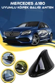 STS Oto Aksesuar Mercedes A180 Uyumlu Oto Balık Sırtı Anten Elektrikli Köpekbalığı Balina Tavan Anteni thumbnail 1