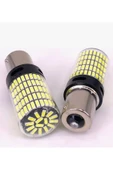 TRM Tiger Marketing P21w 144 Ledli Ultra Parlak Geri Vites Park Ampül Tek Duy Beyaz (2 ADET) - 3