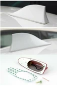 GÜRHAN SHOP Volkswagen Caravelle Uyumlu Oto Balık Sırtı Anten Elektrikli Köpekbalığı Balina Tavan Anteni Beyaz thumbnail 1