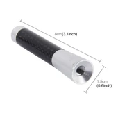 Karbon Fiber Alüminyum Kısa Anten Parlak Gümüş Orta Boy Evrensel Vida Tabanlı - 4