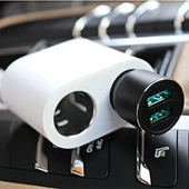 Xiaomi Youpin ROIDMI 2si1 Araba Çakmak ve Çift USB Hızlı Şarj Cihazı Beyaz 120W 10A - 7