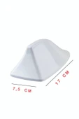 GÜRHAN SHOP Rover Mini Uyumlu Oto Balık Sırtı Anten Elektrikli Köpekbalığı Balina Tavan Anteni Beyaz - 3
