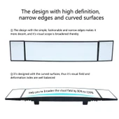 SHUNWEI Büyük Üç Katlı Kavisli Yüzeyli Araba Yan Aynası SD-2411 Model Ayarlanabilir Geniş Açı Kör Nokta Yardımcı Geniş Açı Lens - 6