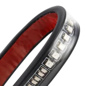 5W 12V 300LM Kırmızı Sarı Işık 32 LED Motosiklet Fren Lambası 50cm Kablo - 5