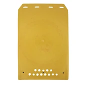 2 Parça WS-003 Premium Ağır Hizmet Silikon Çamur Paçalıkları Ön ve Arka Koruyucu Küçük Boy Sarı - 3