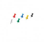 Harita Çivisi Pano İğnesi Mimaks Renkli Harita Çivisi 6 Paket - 4