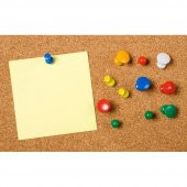 Harita Çivisi Pano İğnesi Mimaks Renkli Harita Çivisi 6 Paket - 5