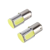 2 Adet 1156 BA15S 5W 6000K 350lm 4 COB LED Canbus Beyaz Araç Fren ve Stop Lambası Ampulü DC 12V - 2