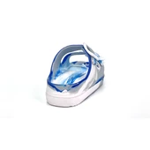 Erkek Çocuk Gri Beyaz Tokalı Figürlü Ortopedik Rahat Günlük Plaj Terlik - 10