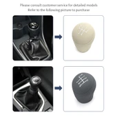 Volkswagen 5 Vites Silikon Toz Geçirmez Vites Topuzu Koruyucu Kılıf Siyah - 8