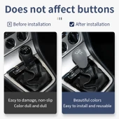 Volkswagen 5 Vites Silikon Toz Geçirmez Vites Topuzu Koruyucu Kılıf Siyah - 7