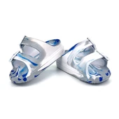 Erkek Çocuk Gri Beyaz Tokalı Figürlü Ortopedik Rahat Günlük Plaj Terlik - 7