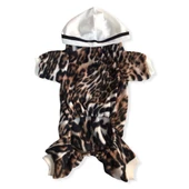 Leo Chique Polar Kapşonlu Köpek Tulumu Kıyafeti - 5