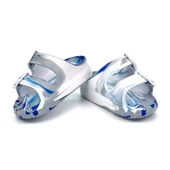 Erkek Çocuk Gri Beyaz Tokalı Figürlü Ortopedik Rahat Günlük Plaj Terlik - 4